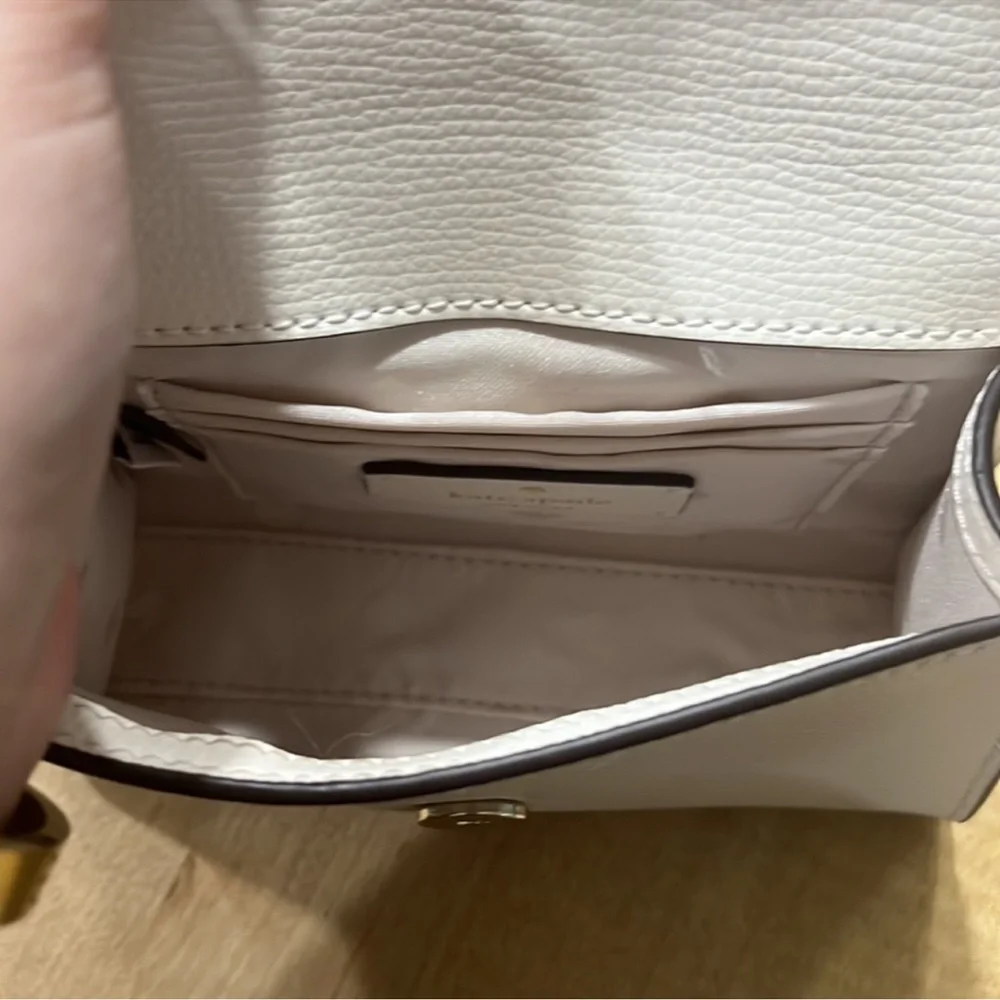 ♠️❤️ KATE SPADE ♥️♣️ NUEVA YORK CRYSTAL EMBELLISHED LEATHER CROSSBODY MINI BAG - Picture 5 of 7